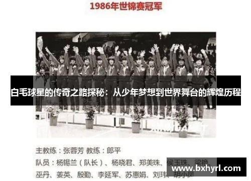 白毛球星的传奇之路探秘：从少年梦想到世界舞台的辉煌历程